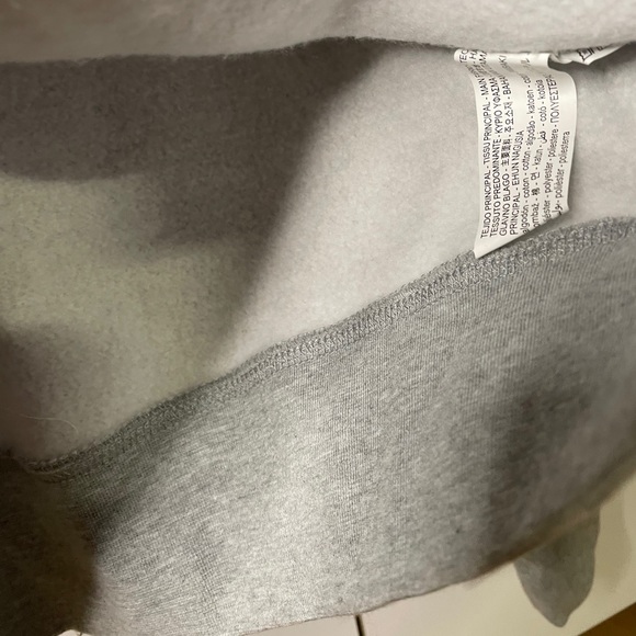 Zara Hoodie Crop-top - Gray, Size S - Picture 7 of 8